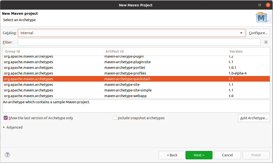 Slecting Project Name and Location